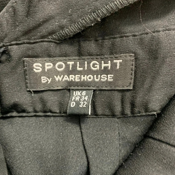 Spotlight by Warehouse Black Chiffon Halter Gown - Picture 8 of 8